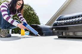 RV roof leak inspection and repair